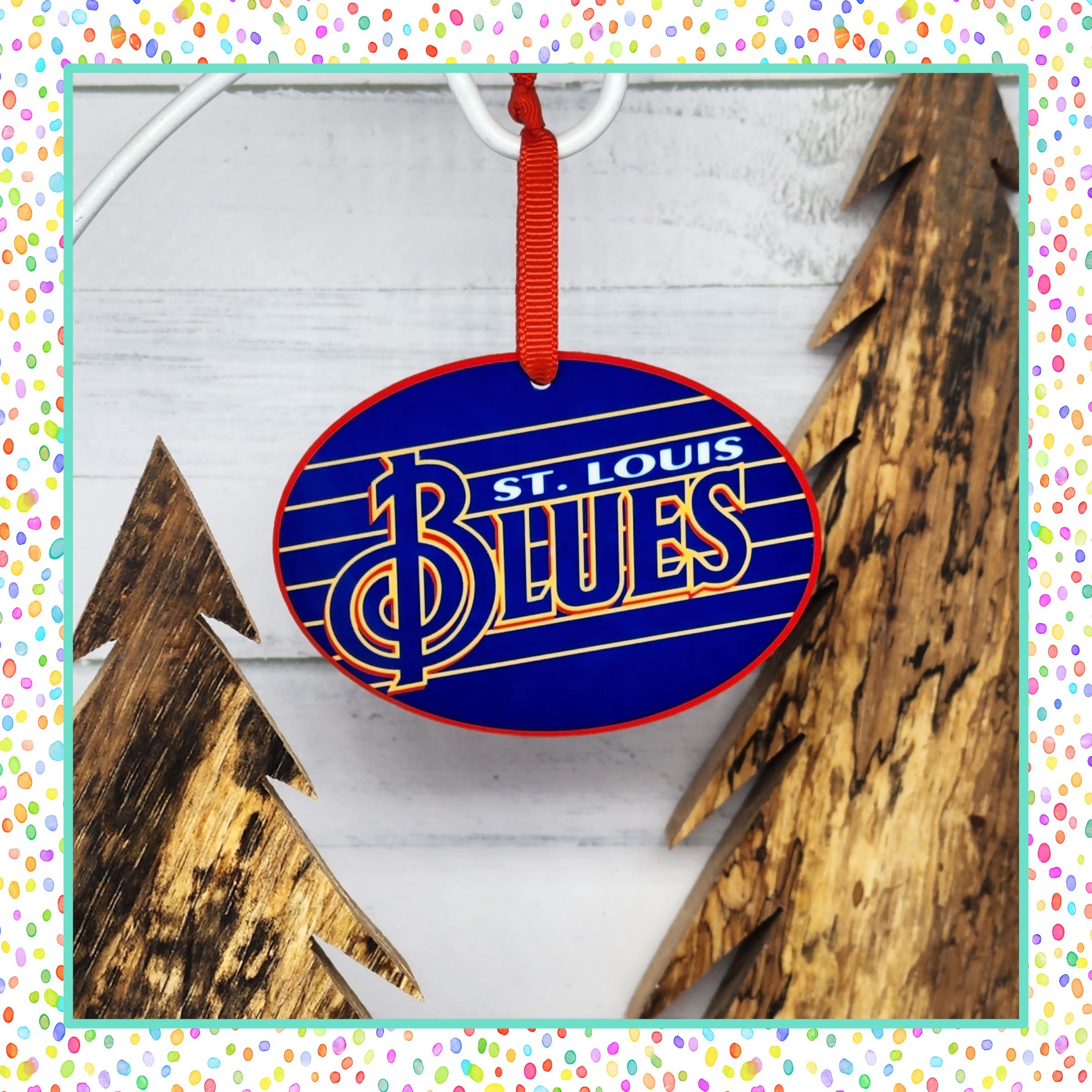 St. Louis Blues Spinner Keychain - St. Louis Sports Shop