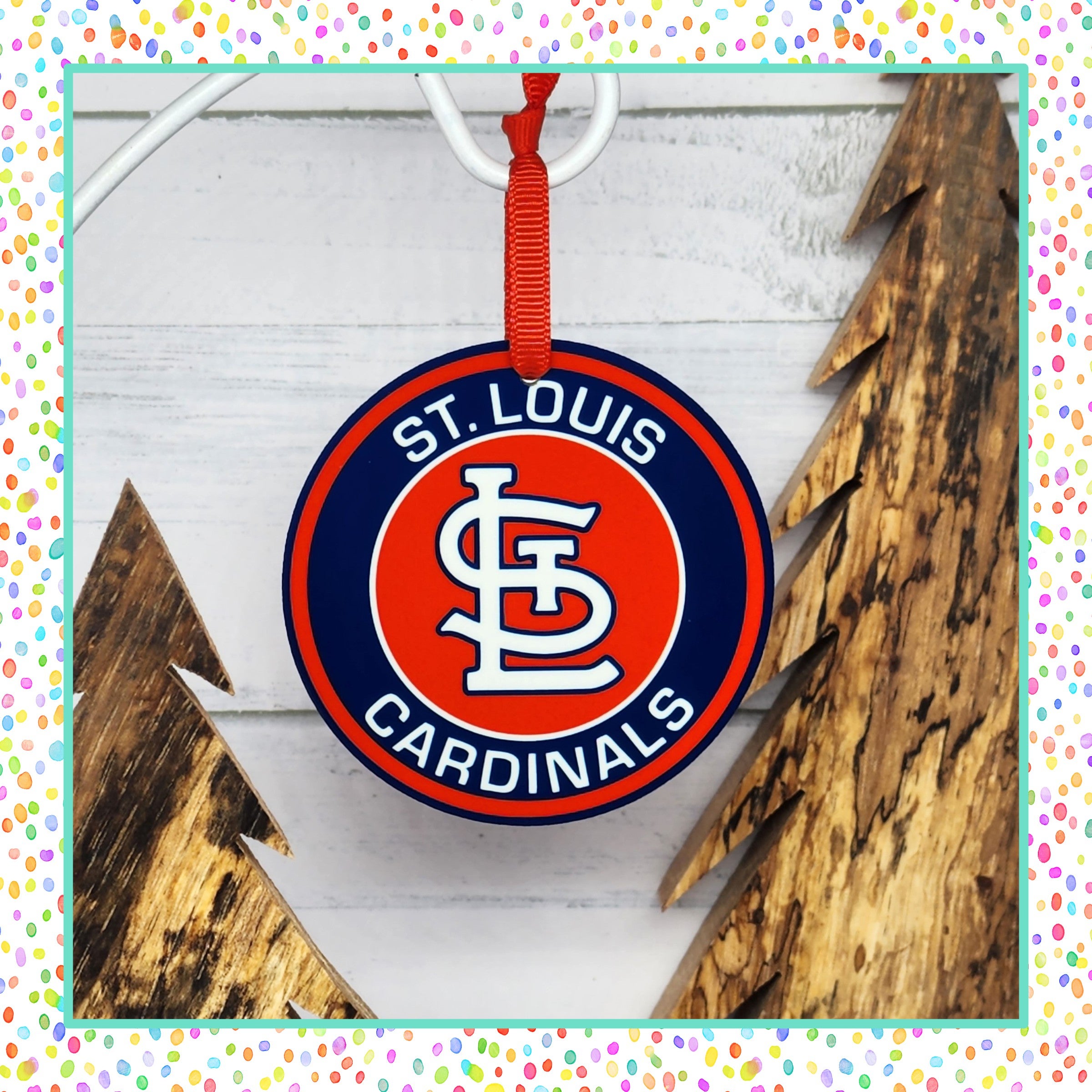  St Louis Cardinals Vintage Baseball Card Drink Coaster