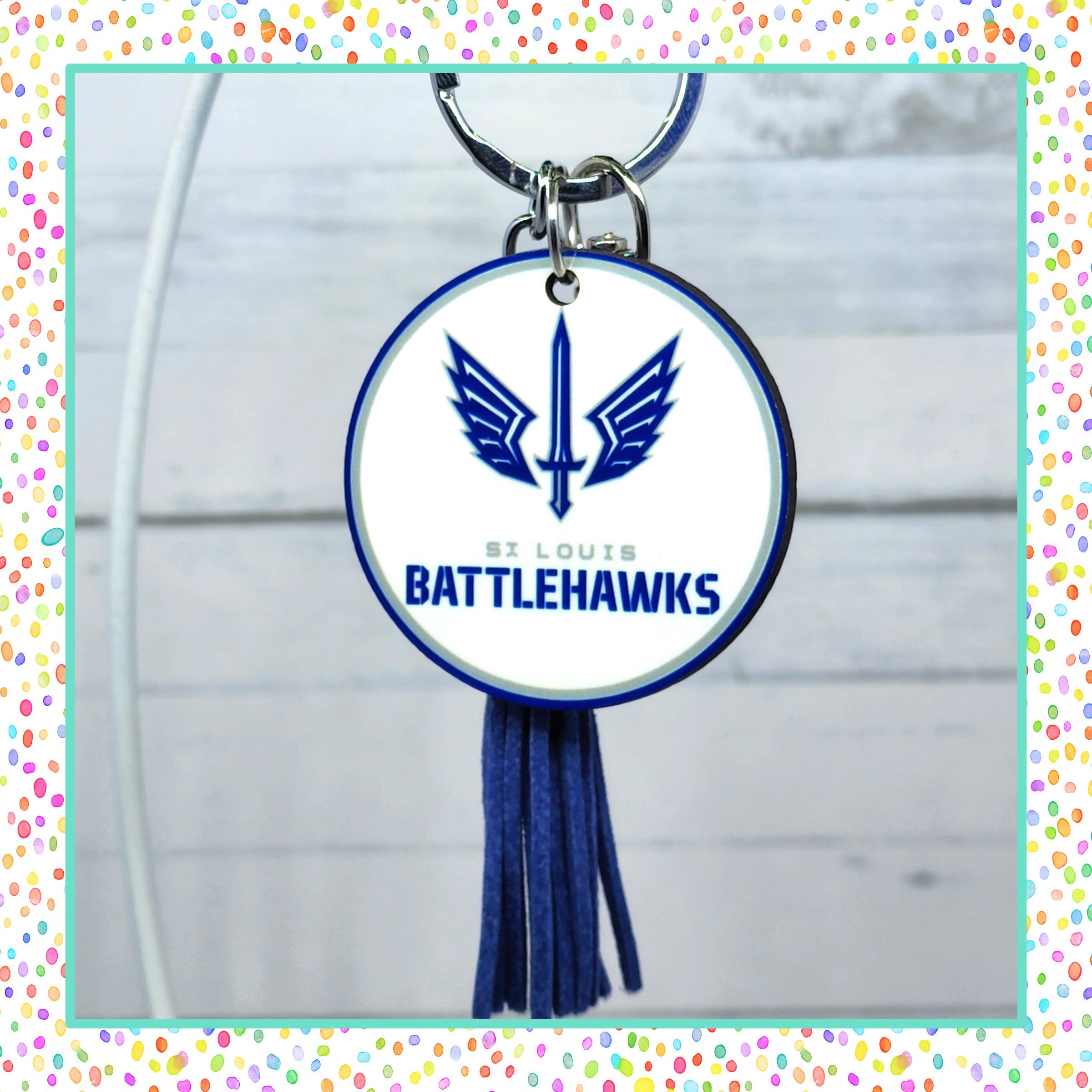 St. Louis Battlehawks Keychain